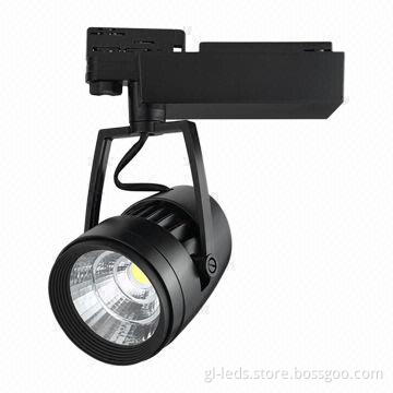 6-inch 30W Aluminum Alloy Hampton Bay Track Lighting with IP20 IP Rate, 15/20/48° Beam Angle